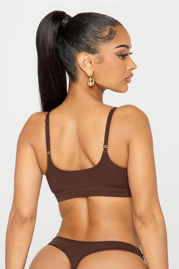 Snug Cotton Scoop Bralette
