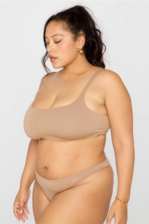 Snug Cotton Scoop Bralette
