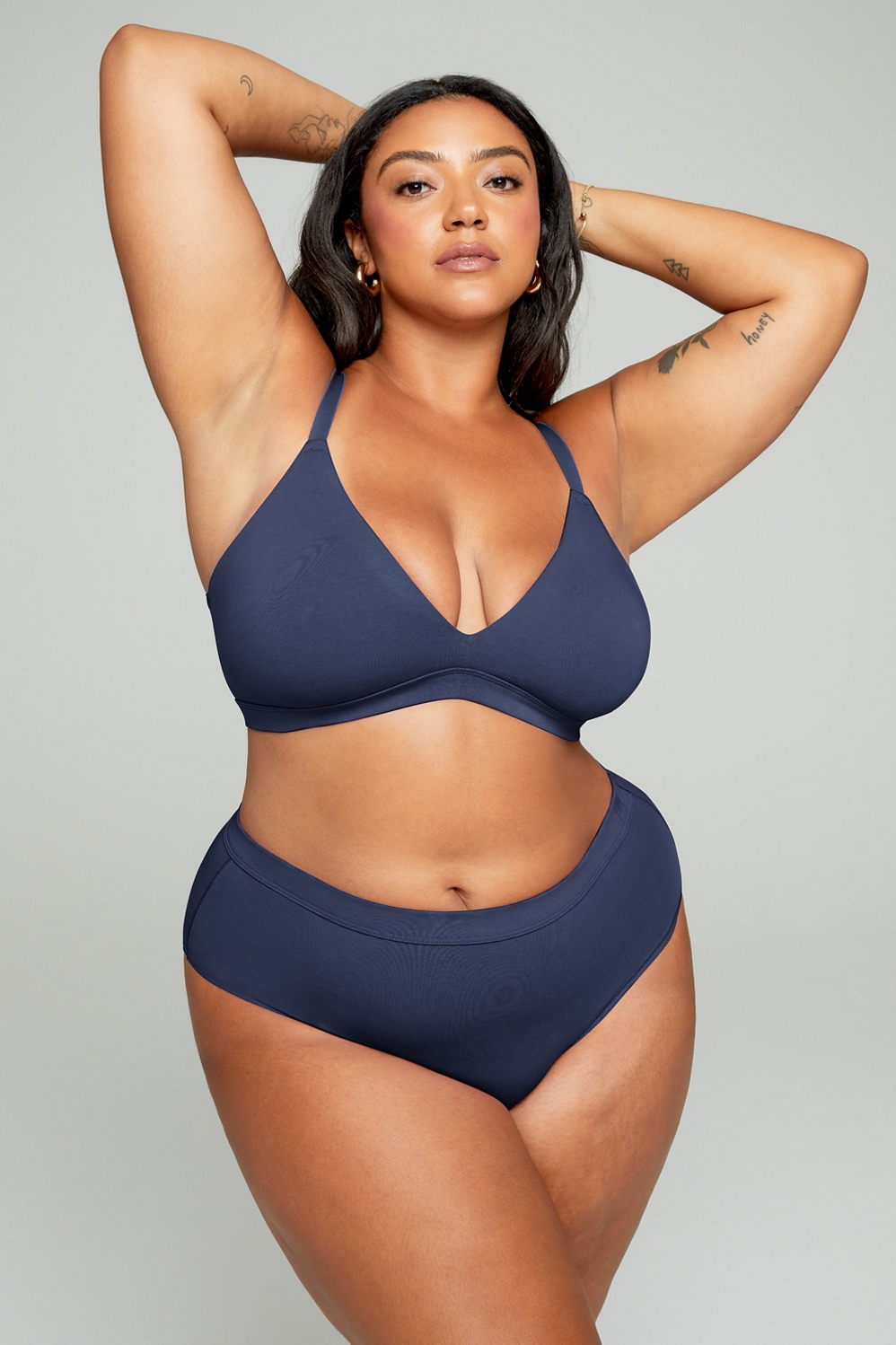 Snug Cotton Supportive Triangle Bralette