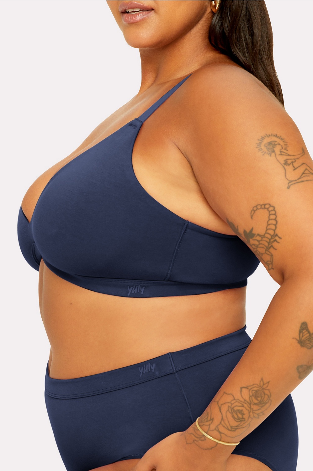 Snug Cotton Supportive Triangle Bralette
