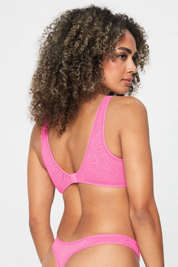 Hot Mesh Plunge Bralette