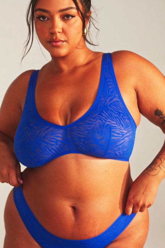 Hot Mesh Plunge Bralette