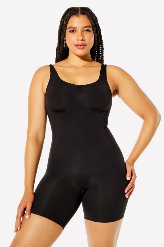 577px x 866px - Nearly Naked Shapewear Mid Thigh Bodysuit - Yitty