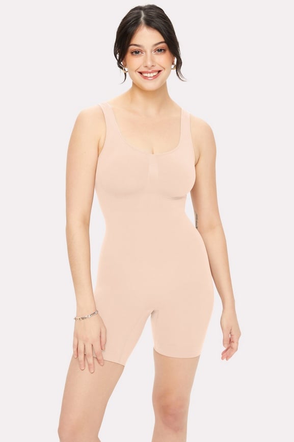 Nearly Naked Shaping Mid Thigh Bodysuit - - Fabletics Canada
