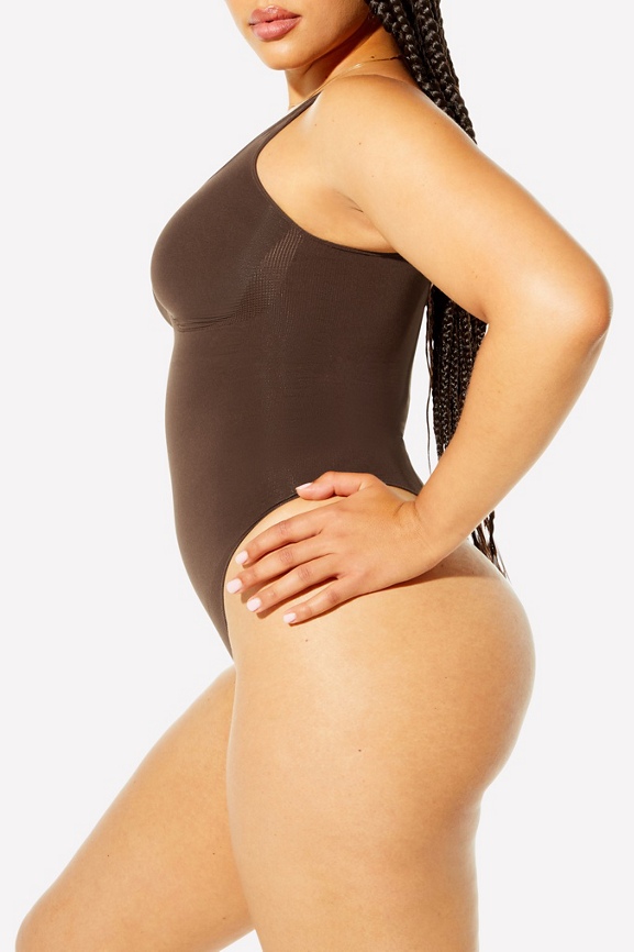 Nearly Naked Shaping Mid Thigh Bodysuit Fabletics