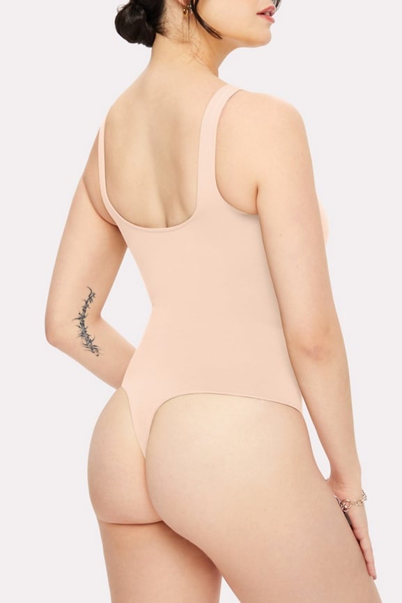 Nearly Naked Shaping Thong Bodysuit - Fabletics