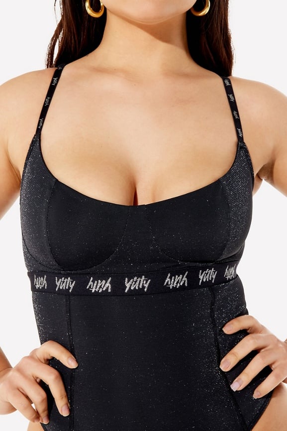 YITTY NWT Spotlight Shaping Demi Cup Thong Bodysuit Shimmer Iconic Black  Size 3X - $48 New With Tags - From Briana