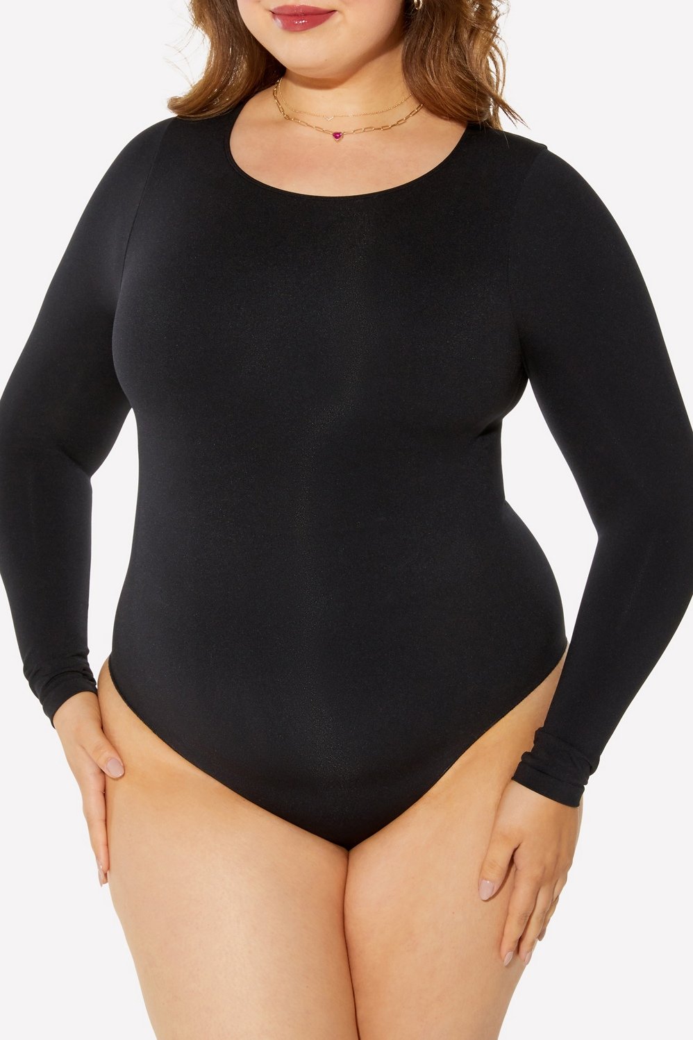 Nearly Naked Shaping Longsleeve Bodysuit - - Fabletics Canada