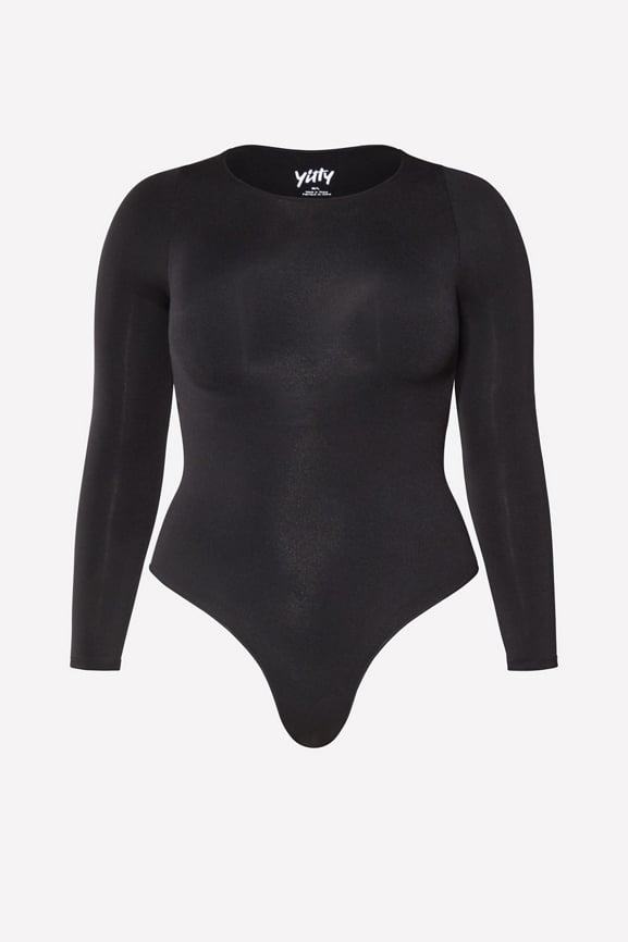 Nearly Naked Shaping Longsleeve Bodysuit - - Fabletics Canada