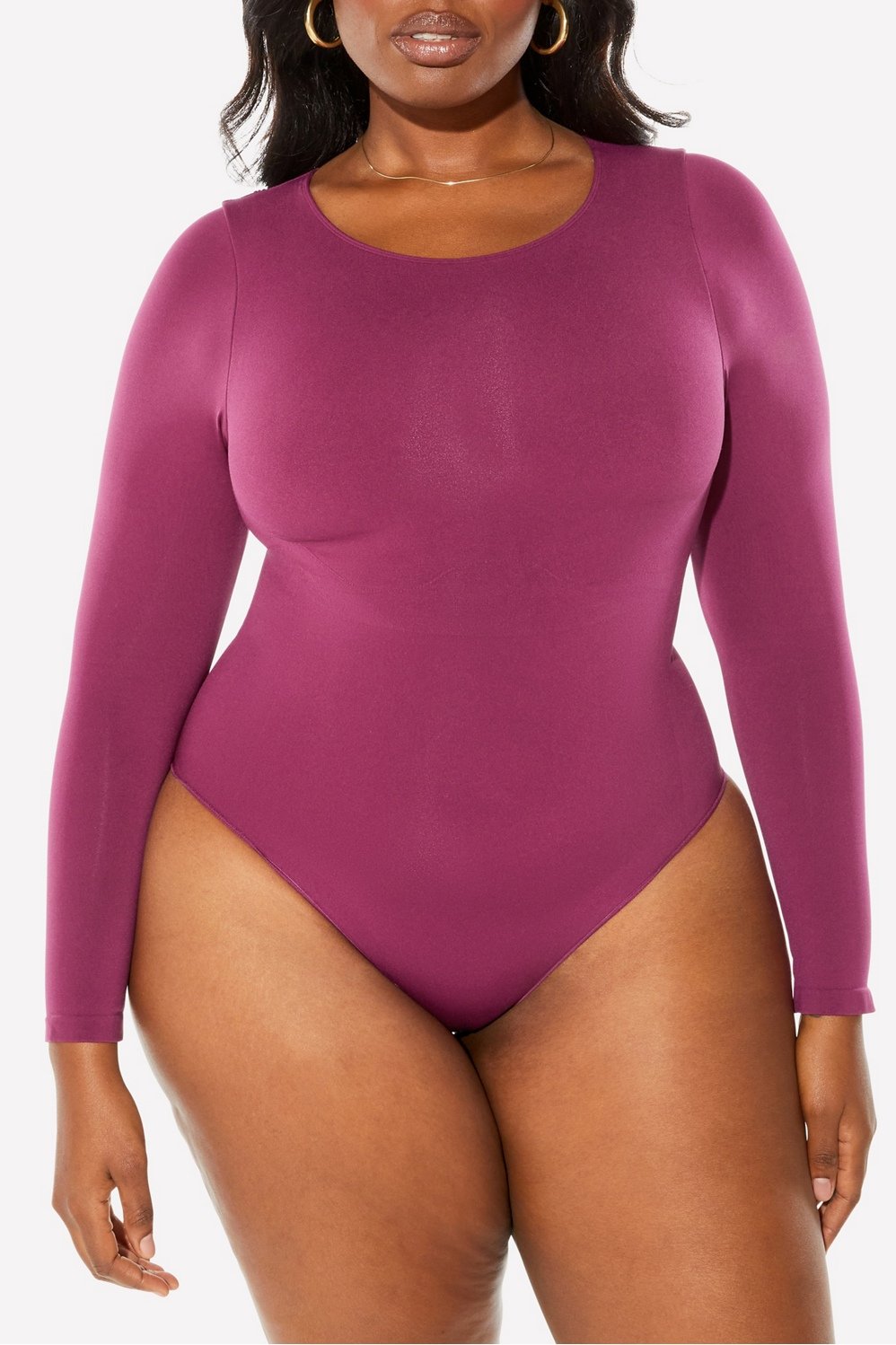 Nearly Naked Luxe Shaping Long Sleeve Bodysuit - Fabletics