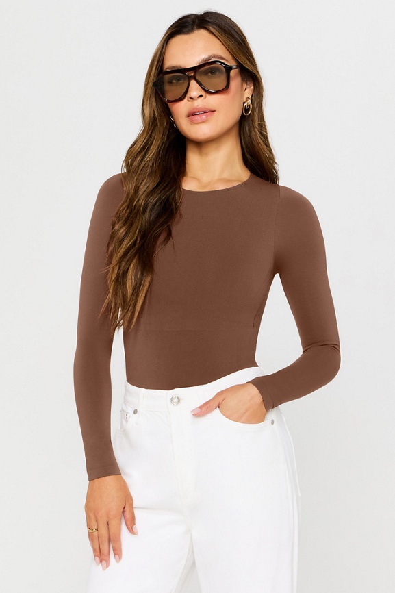 Nearly Naked Shapewear Long Sleeve Bodysuit - Yitty