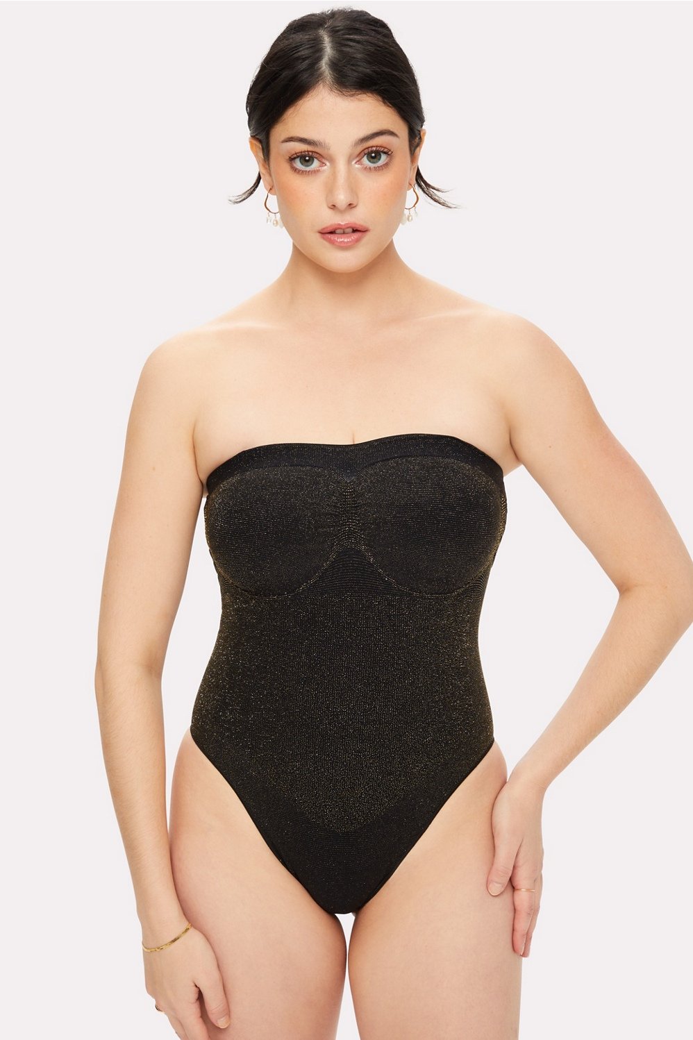 Nearly Naked Luxe Shaping Strapless Bodysuit - Fabletics Canada