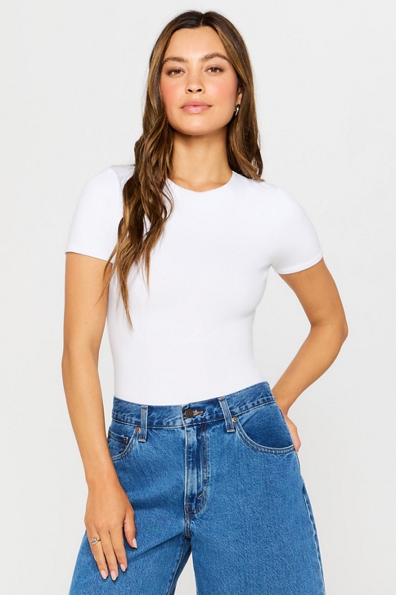 Snug Cotton Short Sleeve Brief Bodysuit