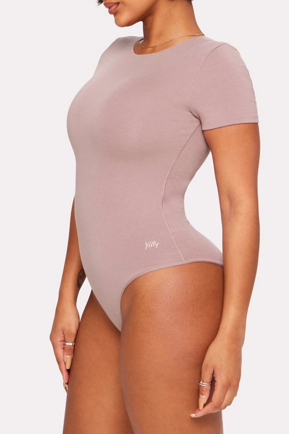 Soft Snug Cotton Short Sleeve Brief Bodysuit - Fabletics Canada