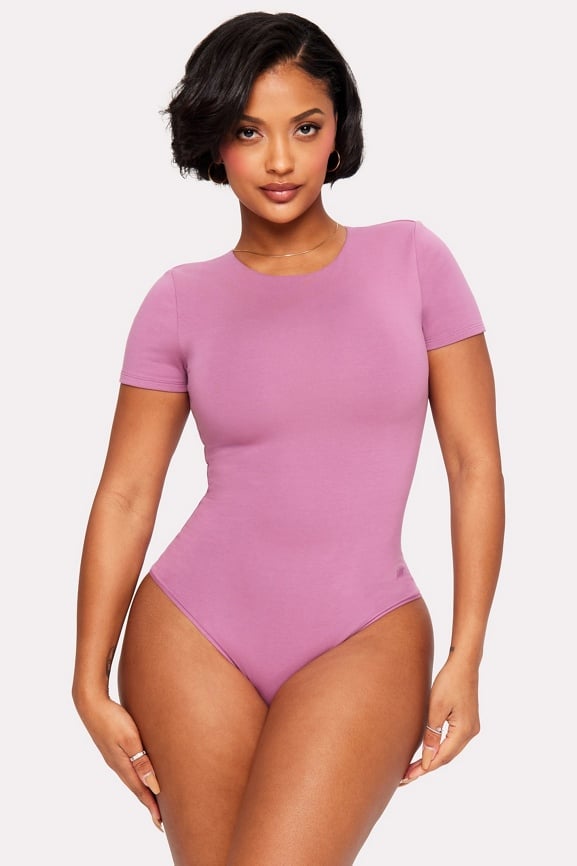 Spandex 2 Piece Bodysuit- Tan – Violet Vixen