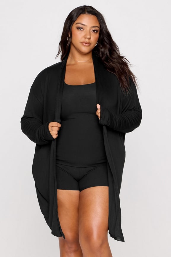 Oversized Teddy Cocoon Jacket - Fabletics