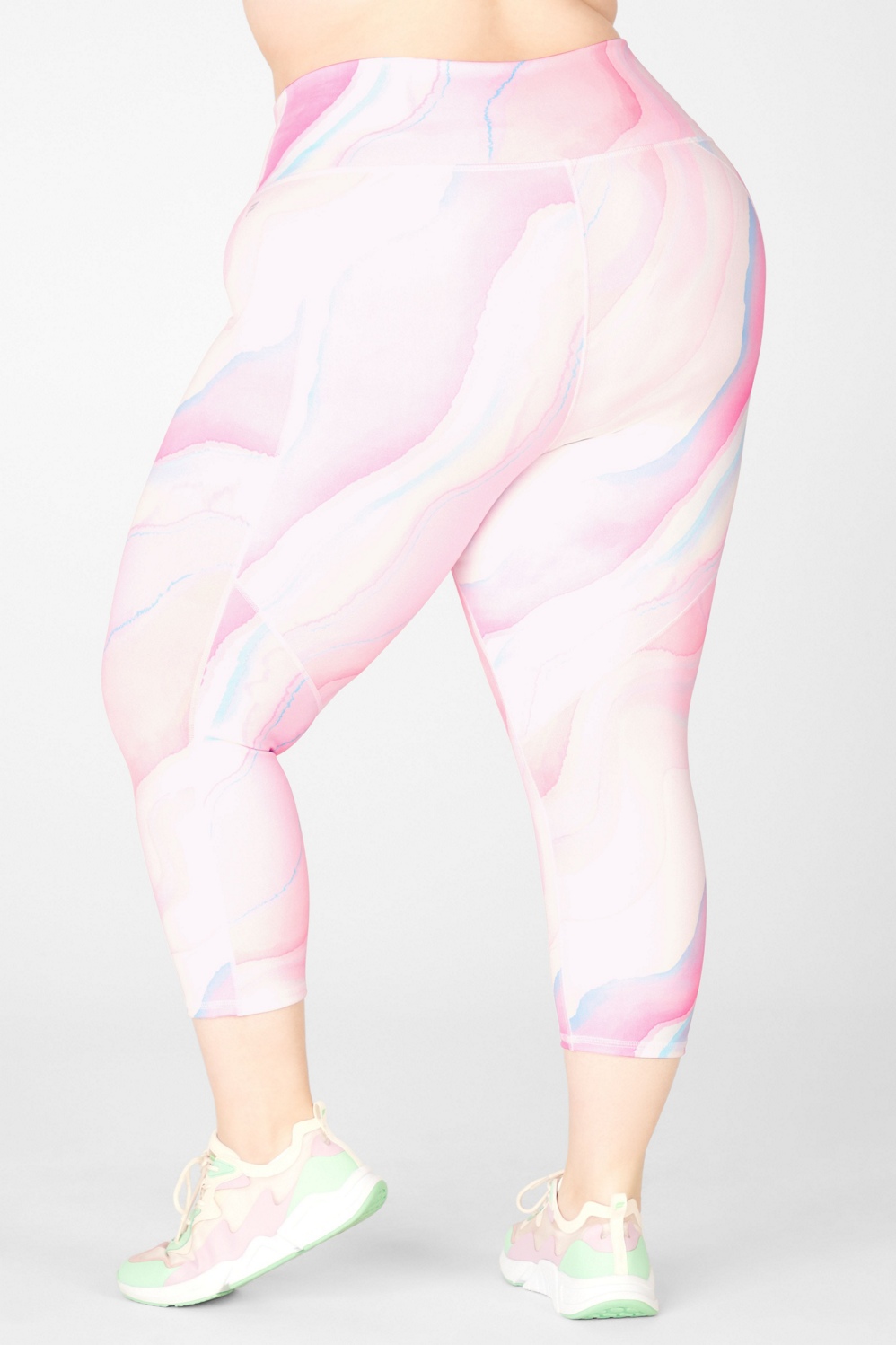 Define High-Waisted Crop Womens Spectrum plus 2X Fabletics