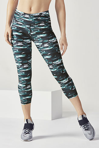 Define PowerHold® Made By Fabletics High-Waisted Women's Capri Leggings  (Size M)