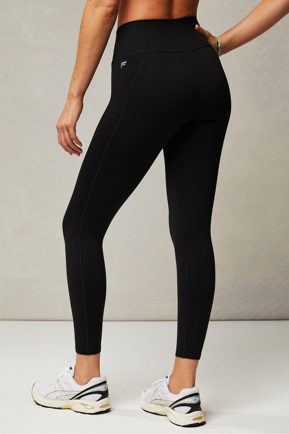 Fabletics Powerhold Leggings Small Black Cut Out High Waisted