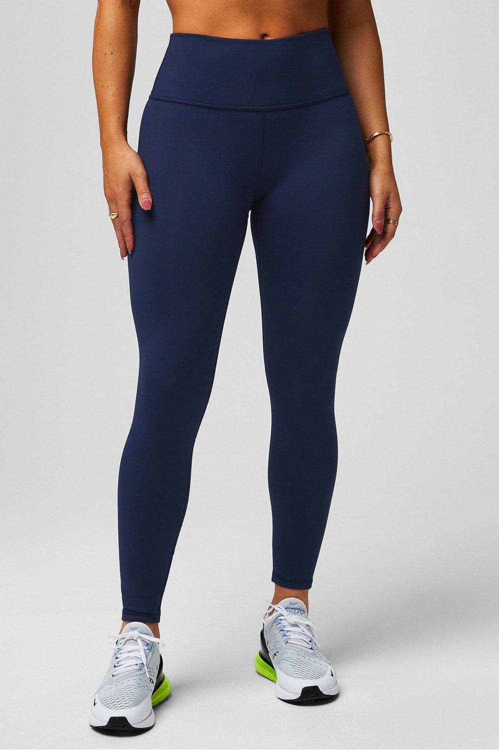 Fabletics The Define PowerHold High-Waisted 7/8, Night Owl, Legging, Size XL