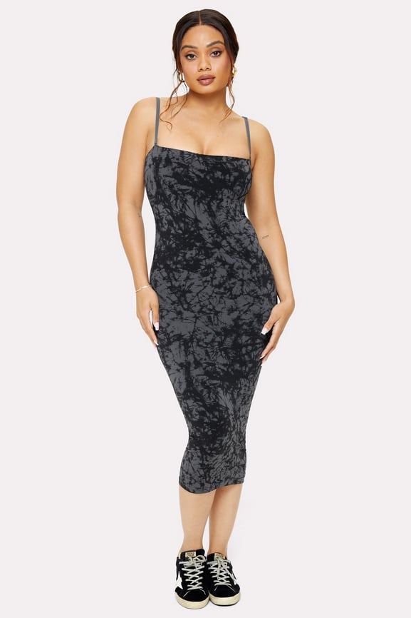 Convertible Sculpting Shapewear Dress Fabletics Canada