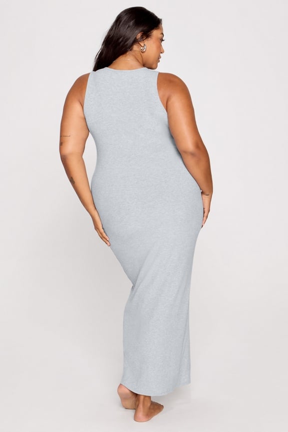 Soft Rib Sleeveless Maxi Dress