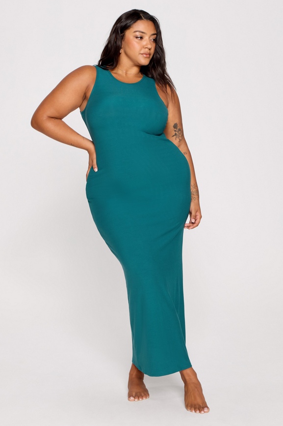 Soft Rib Sleeveless Maxi Dress