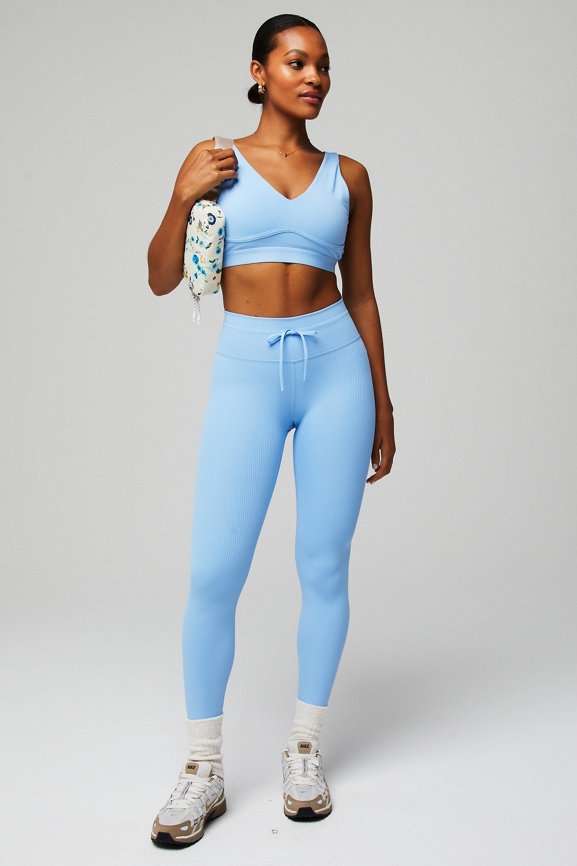Trendy Mesh Legging & Crop Top Set - Party Outfits - Mint Leafe