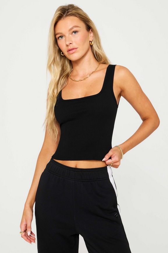 Daily Rib Cropped Tank 3-Piece Bundle