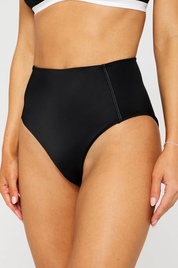 Sunset Scoop Swim Top + High-Waisted Swim Bottom 2-Piece Bundle