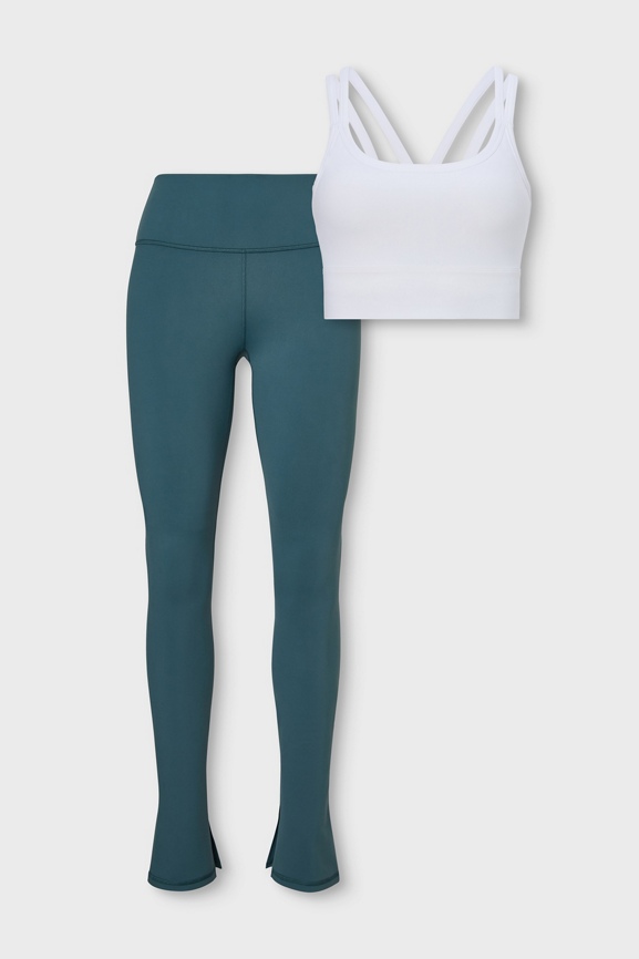 Principal Bra + Split Hem Pant Outfit