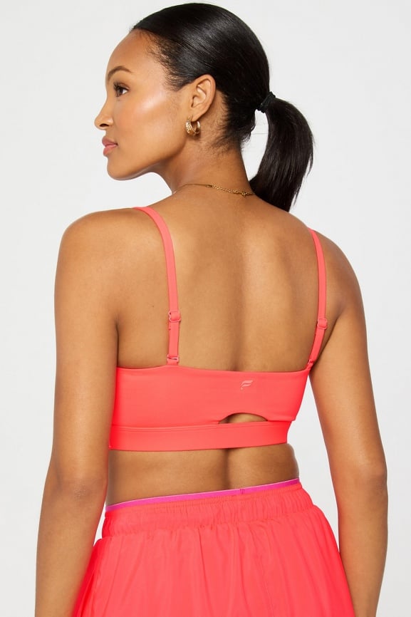 Essential Low Impact Bra + Year Round Terry Flare 2-Piece Outfit