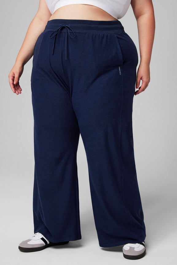Cloud Jersey  Racerback Tank + Wide Leg Pant 2-Piece Outfit