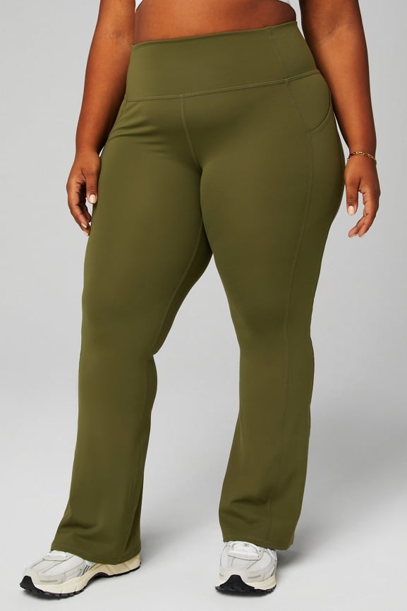 Principal High Impact Sports Bra + Oasis  Pocketed Kick Flare 2-Piece Outfit