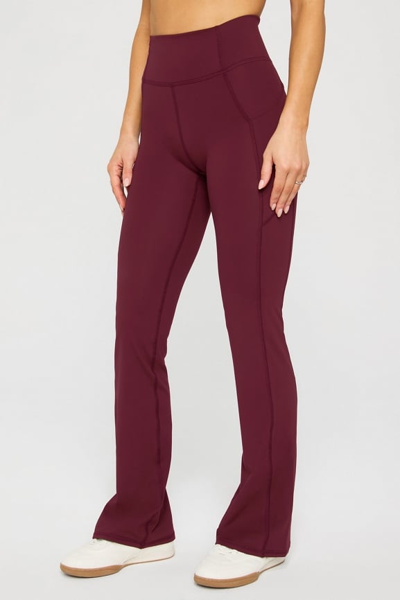Principal Low Impact Bra + Oasis High-Waisted Kick Flare 2-Piece Outfit