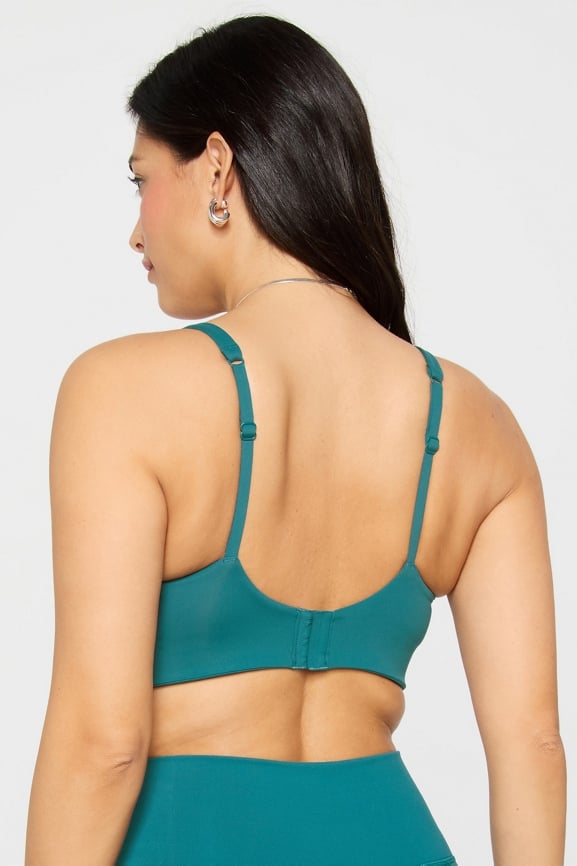 Pureluxe Longline Low Impact Bra + Cloud Jersey Flounce Skirt 2-Piece Outfit