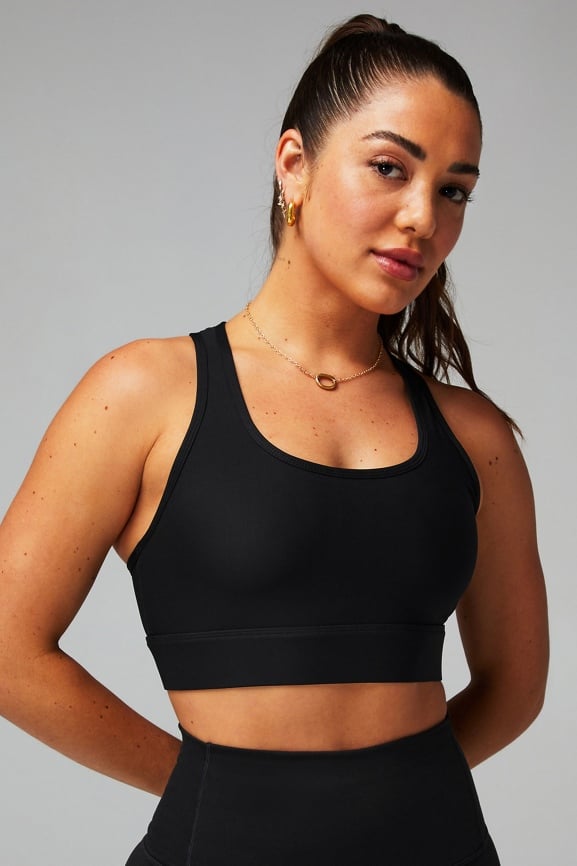 On-The-Go Medium Impact Sports Bra + Oasis High-Waisted Kick Flare 2-Piece Outfit