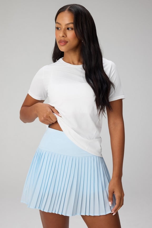 Feather Tech+ Tee & Hot Shot Pleated Skirt 2-Piece Outfit