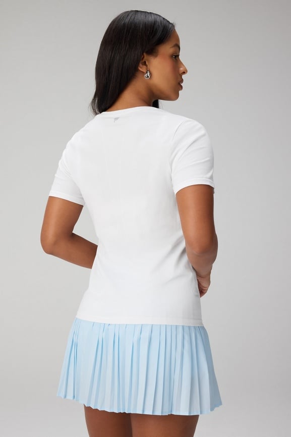 Feather Tech+ Tee & Hot Shot Pleated Skirt 2-Piece Outfit