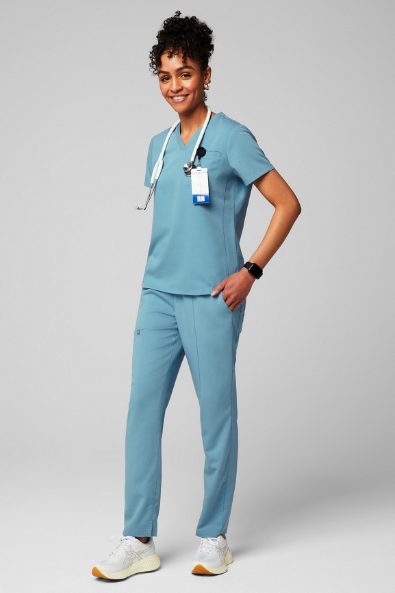 Blue Medical Scrub Suit 2 pcs - JN Store