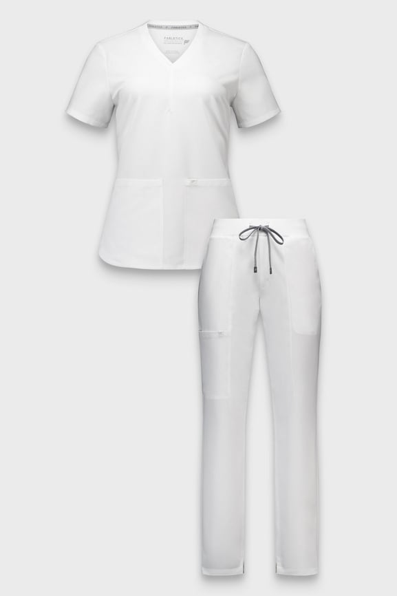 Classic White Scrubs - Fabletics Scrubs