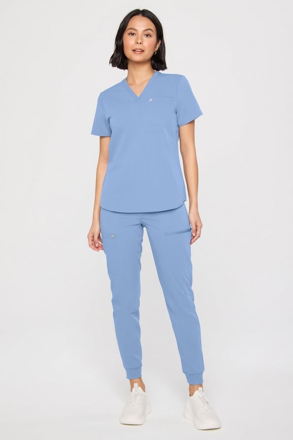 Vital Scrub Top + High-Rise On-Call Scrub Jogger