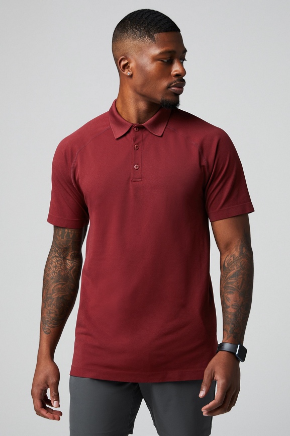 Maroon polo best sale shirt outfit