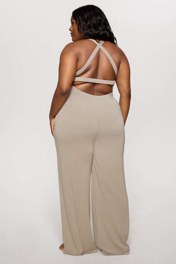 Smooth As Hell Criss Cross Back Jumpsuit