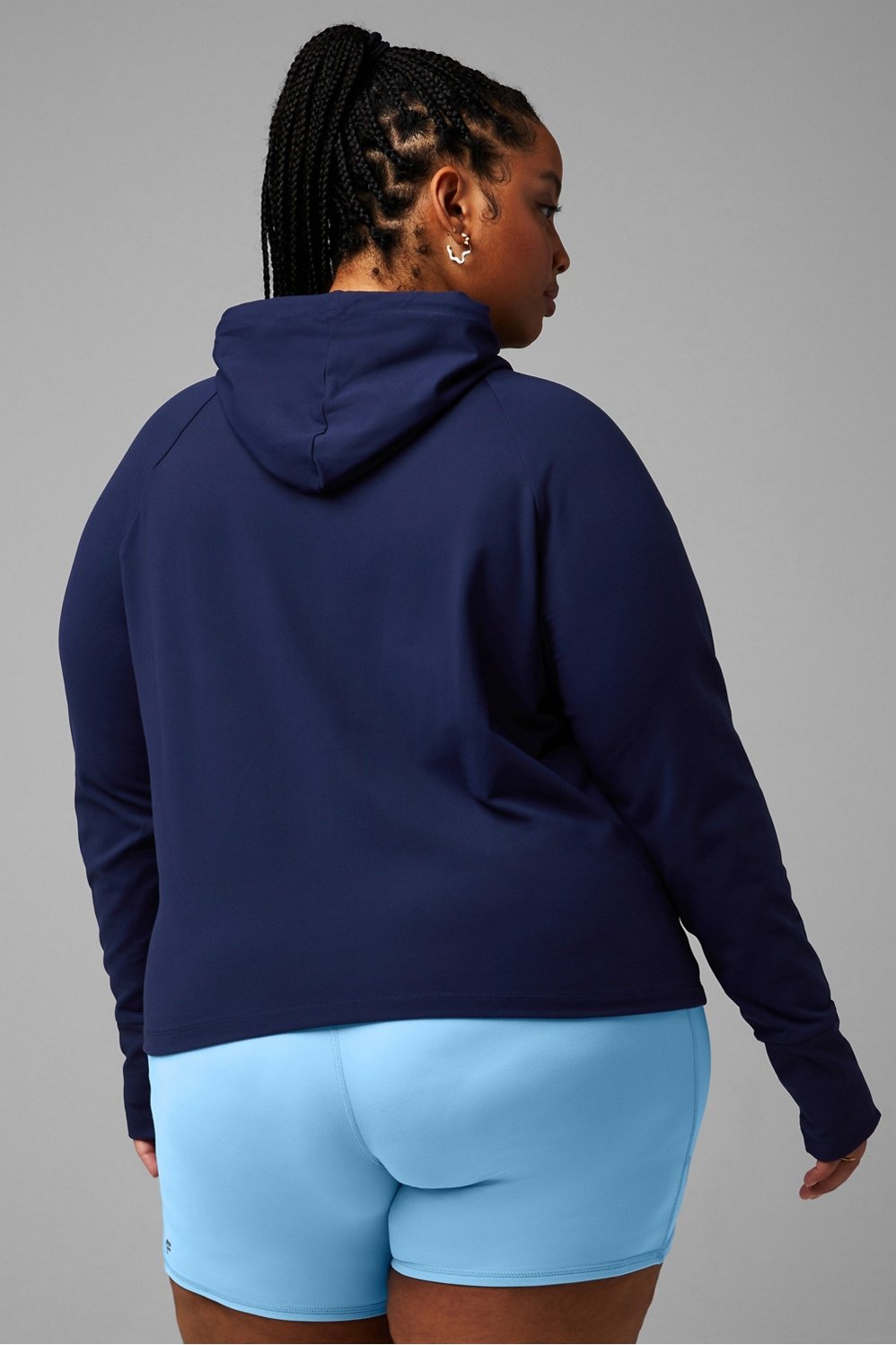 【KOOLOSET】Oasis Crop Hood Oasis Cropped Hoodie - - {brand}