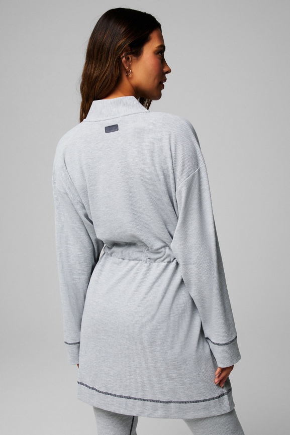 Air Waffle Robe – Grey