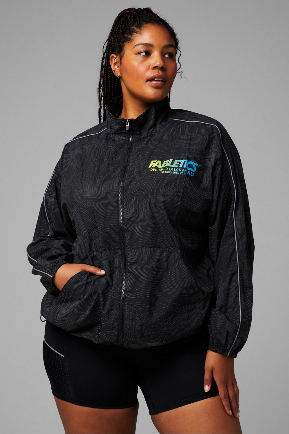 Fabletics best sale running jacket