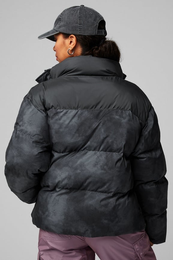 BNWT Fabletics Bryce Storm Belted Puffer Coat II Black Size XS (8) RRP£139