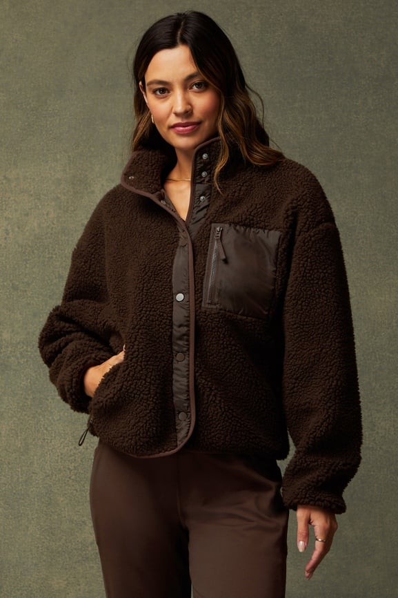 Fabletics 2025 teddy jacket