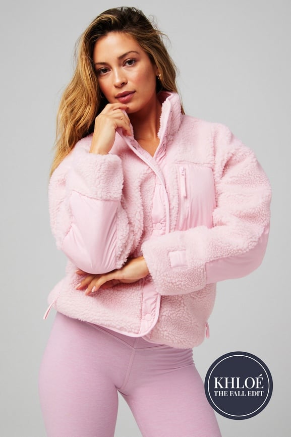 Fabletics offers Teddy Jacket